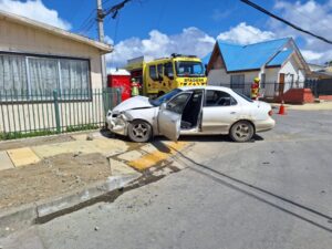 Tres personas lesionadas dejó accidente de tránsito en Punta Arenas