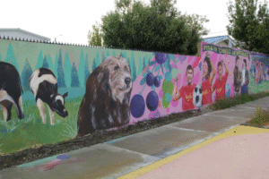Barrio Camilo Henríquez exhibe el éxito de Patios Culturales