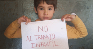 Autoridades llaman a denunciar el trabajo infantil