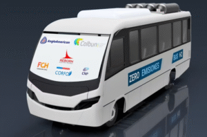 Lanzan inédito proyecto para desarrollar el primer bus a hidrógeno verde hecho en Chile