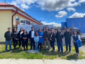 Subsecretaria conoció en terreno las obras en escuela de Laguna Blanca