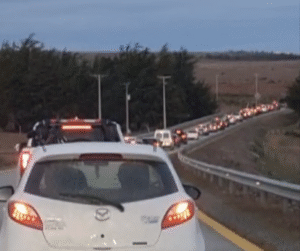 Taco vehicular de proporciones se produjo en Ruta 9 Sur