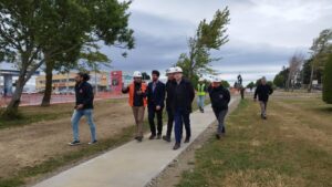 40% de ejecución presenta el ciclo parque de la Avenida Bulnes en Punta Arenas