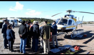 Conaf recibe segundo helicóptero en el marco del Plan Regional de prevención, mitigación y combate de incendios forestales