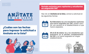 Mineduc abre nueva convocatoria para ingresar a establecimientos educacionales