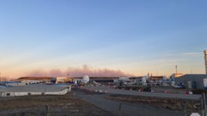 Incendio de gran magnitud afecta desde anoche sector de Cabo Negro
