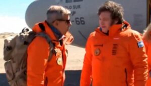 Presidente de Argentina llegó a la base Marambio en la Antártica