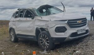 Vehículo chileno volcó en ruta argentina: hubo cuatro heridos