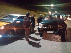 Conductor ebrio se dio  a la fuga y fue detenido  por Carabineros