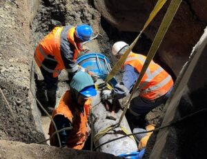 Aguas Magallanes ejecutó obras en alimentadora de agua potable