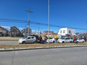Una colisión se registró en concurrida avenida de Punta Arenas