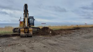 Iniciaron obras en sector de la Avenida Costanera del Estrecho