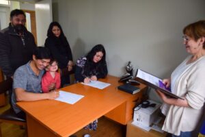 Mexicana y chileno contraen primer matrimonio de 2024 en Puerto Williams