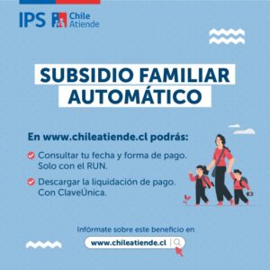 Llaman a consultar por Subsidio Familiar Automático