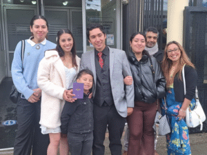 ¡Vivan los novios! Joven pareja oficializó su amor en el Día de San Valentín