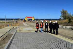 Minvu anuncia 40% de avance en el Parque María Behety