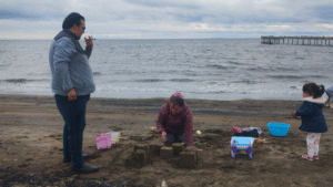 Más de 10 participantes lucieron su destreza en la construcción de castillos de arena