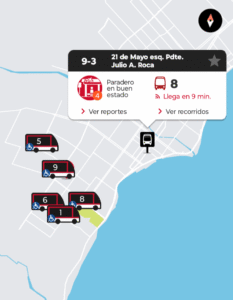 Red Regional: aplicación que le dice dónde viene la micro