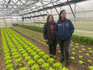 Subsecretaria de Agricultura visitó a productora agroecológica