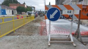 Trabajos de reposición de veredas próximos a su fin