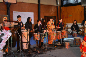 Escuela interdisciplinar “Alafia” ofreció show musical y educativo en el Liceo Sara Braun