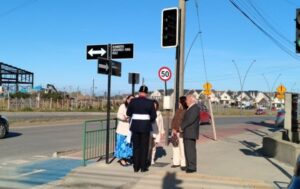Inauguran calle con señalética en homenaje reconocido bombero de Punta Arenas