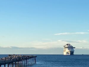 Casi tres mil personas arribaron  a bordo de crucero internacional