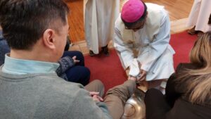 Católicos conmemoraron el Jueves Santo en la Catedral