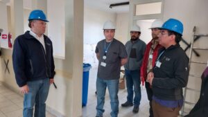 Alcalde visitó las obras  del ex Thomas Fenton