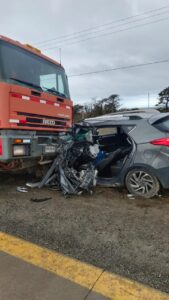 Mas de 80 días hospitalizado lleva  chofer colisionado por camión del MOP