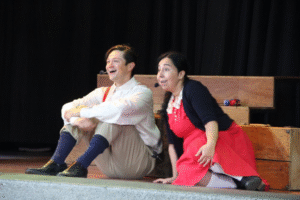 Con intervención teatral se dio inicio al mes del libro en la escuela Croacia
