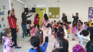 Párvulos de Junji activados para celebrar Día del Deporte