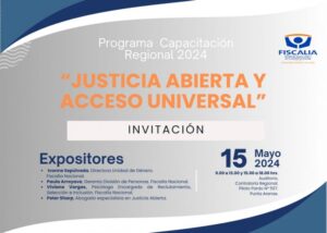 Fiscalía efectúa seminario sobre Justicia Abierta y Acceso Universal