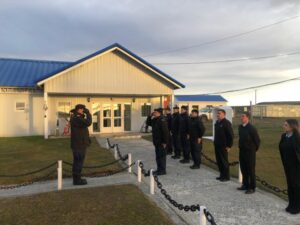 Gobernador marítimo revistó la Capitanía de Puerto de Tierra del Fuego
