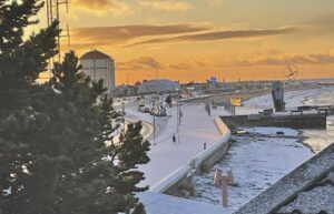 Alerta por comienzo de nevadas en sector urbano