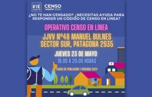 Continúan operativos de Censo en línea en la región