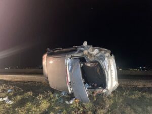 Protagonista de volcamiento conducía ebrio y sin tener licencia de conducir