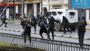 Con 17 detenidos culminó violenta jornada por el Día del Trabajador