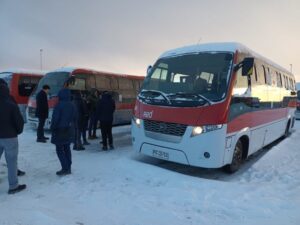 Cursaron infracciones en 19 buses fiscalizados