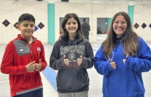 Tres jóvenes promesas de Punta Arenas se abren camino a paso firme en el esgrima nacional