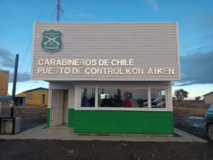 Ultiman detalles para la entrega del punto de control Kon Aiken de Carabineros
