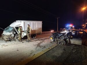 Chofer ebrio causó anoche grave accidente en la Ruta 9