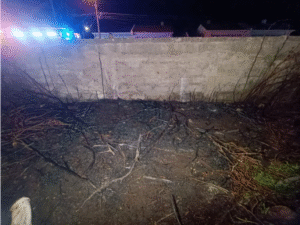 Prendieron fuego a arbusto situado a pocos metros de hogar de adultos mayores