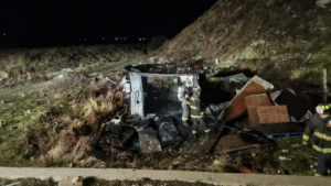 Fuego destruyó por completo mediagua de calle Ignacio Carrera Pinto