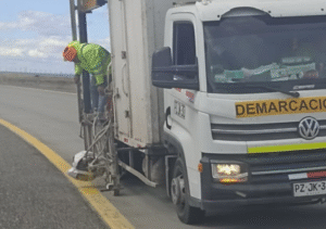 Obras Públicas inicia trabajos de  demarcación vial en las rutas 9 y CH-252