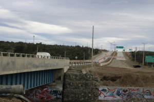 Obras en Puente Chabunco presentan 35% de avance