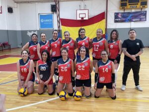 Británico y Alemán ganaron en una nueva fecha del vóleibol laboral femenino