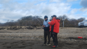 Estudiantes de Escuela Elba Ojeda Gómez aprendieron sobre la pesca deportiva