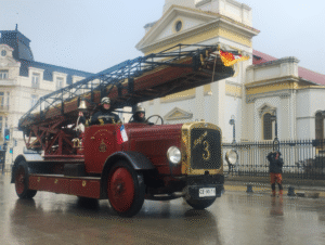Cuerpo de Bomberos realizó su ceremonia anual en la Plaza Muñoz Gamero