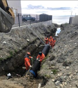 Se realizarán trabajos en Avenida Costanera frente a la entrada de Zona Franca